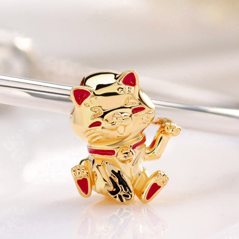 New Year's Transport Cute Lucky Cat Charm