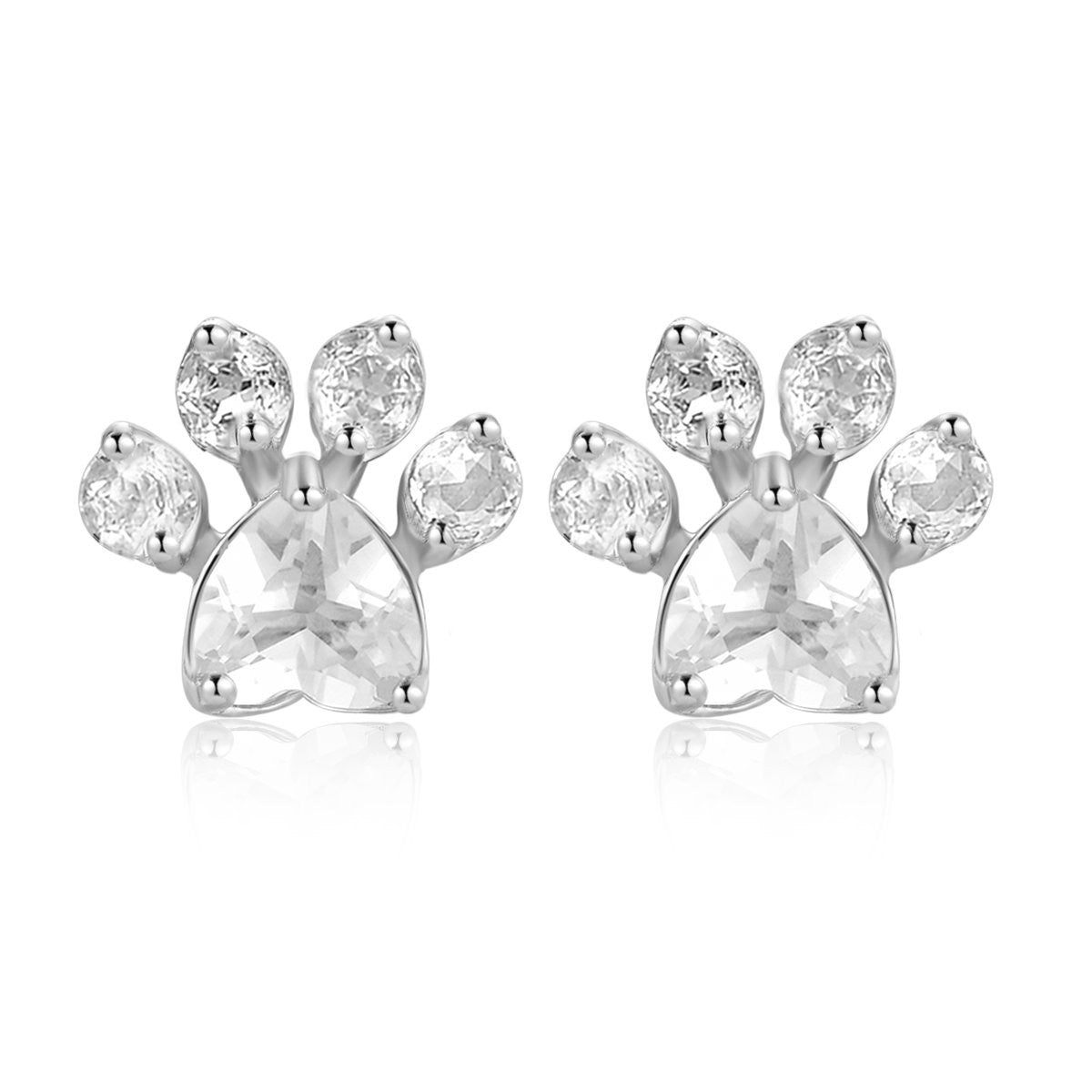 Rose Gold Hibiscus Stone Cat's Claw Jewelry