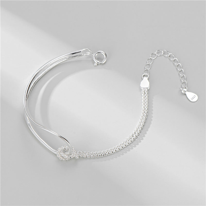 Knotted Geometric Bracelet