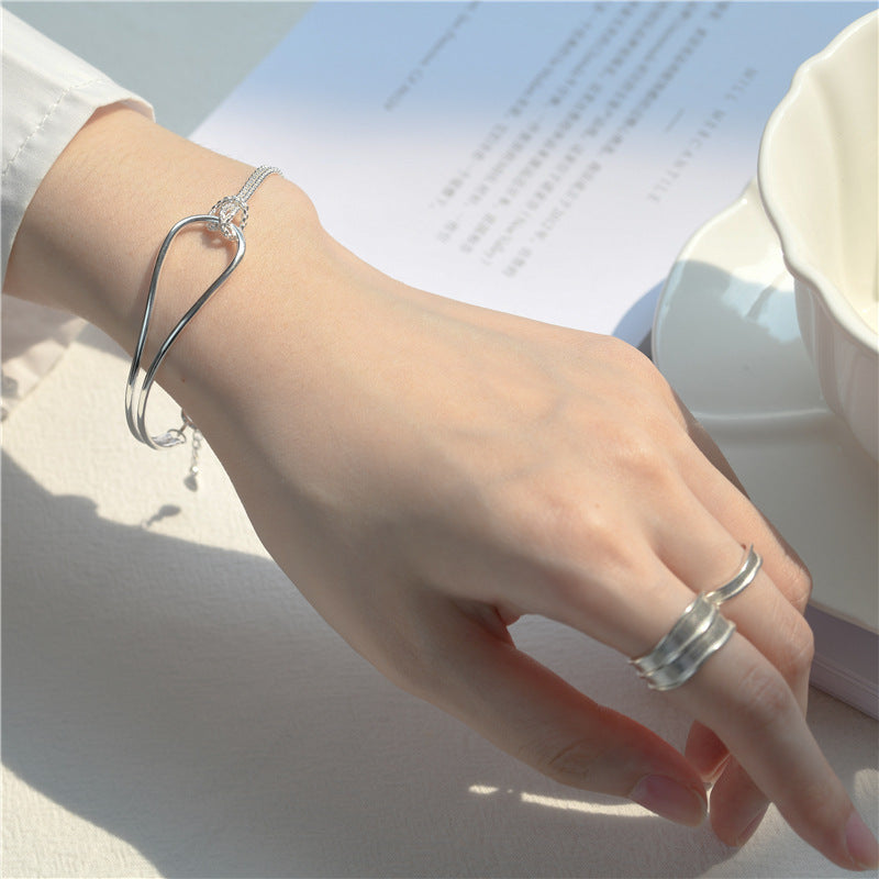 Knotted Geometric Bracelet