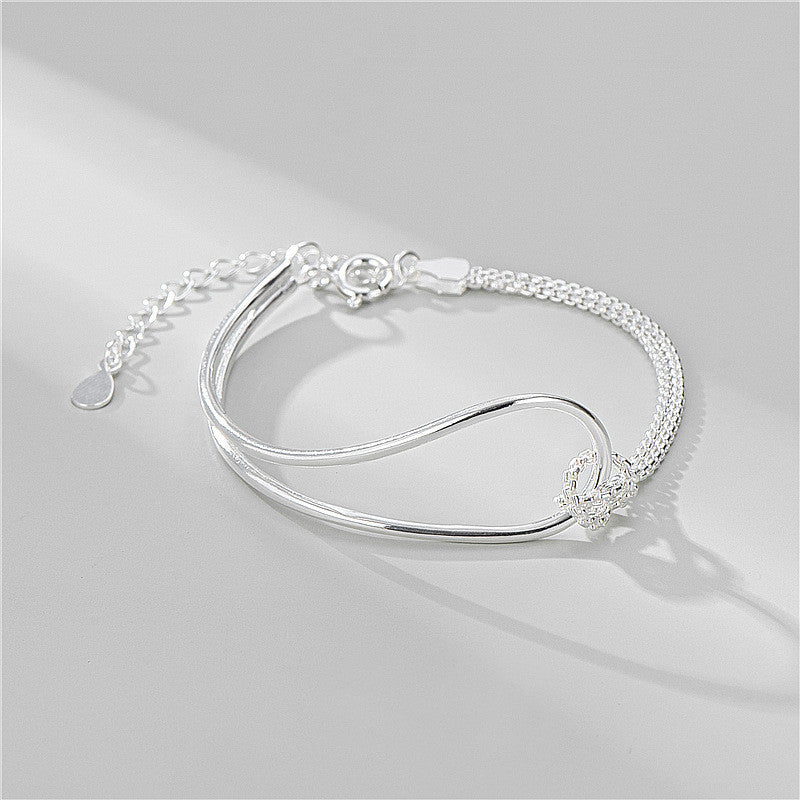 Knotted Geometric Bracelet
